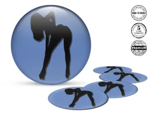 Domed badges Sleek Quality Superior Dome Labels